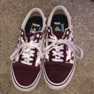 Vans low top checkered